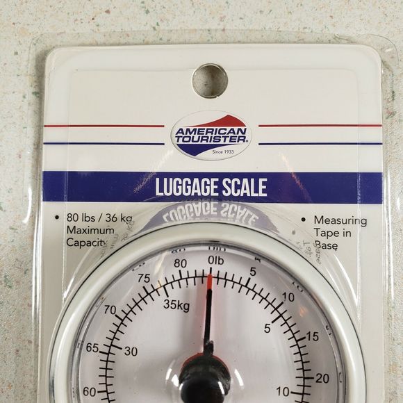 AMERICAN TOURISTER luggage scale & measuring tape 80lbs/36kg Max capacity - Picture 9 of 9